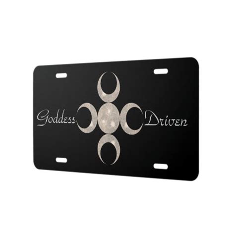 Wiccan license plate frame